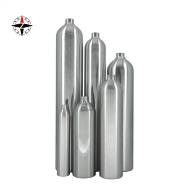Cylindre de CO2 en aluminium de 10 lb avec valve CGA 320