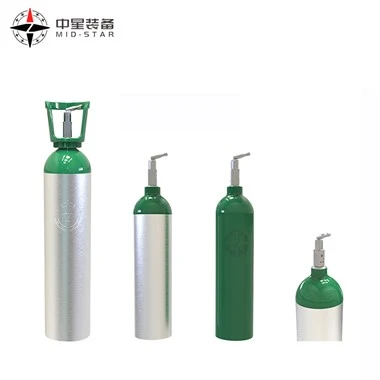Cylindre de CO2 en aluminium de 20 lb avec valve CGA 320
