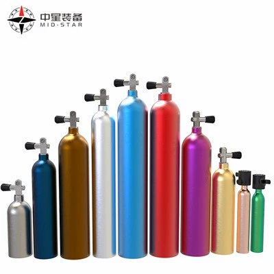 Bouteille de plongée en aluminium 6L avec accessoires en option